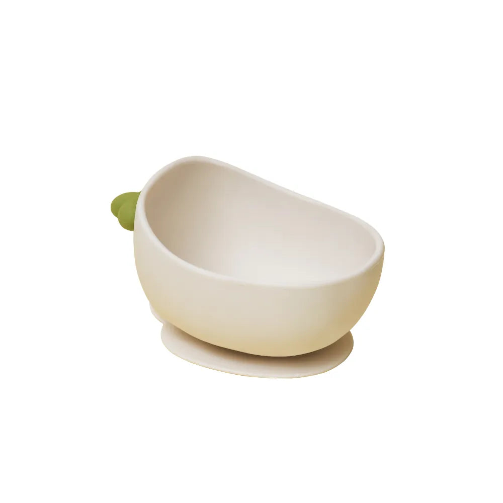 黃色小鴨Piyo Piyo 鉑金矽膠大吸力嬰兒副食學習蘿蔔碗