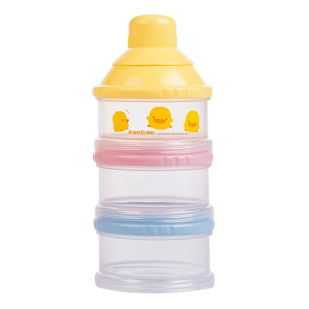 黃色小鴨Piyo Piyo 不易漏三層奶粉罐