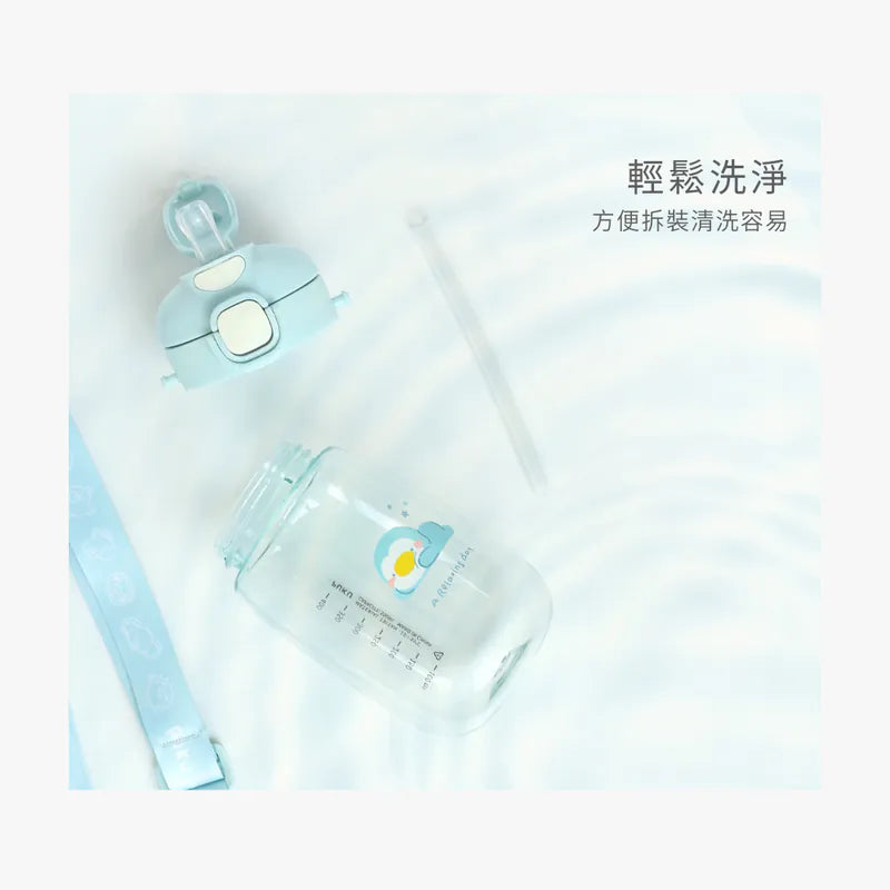 藍色企鵝Puku 圓圓水壺替換吸管+墊圈組