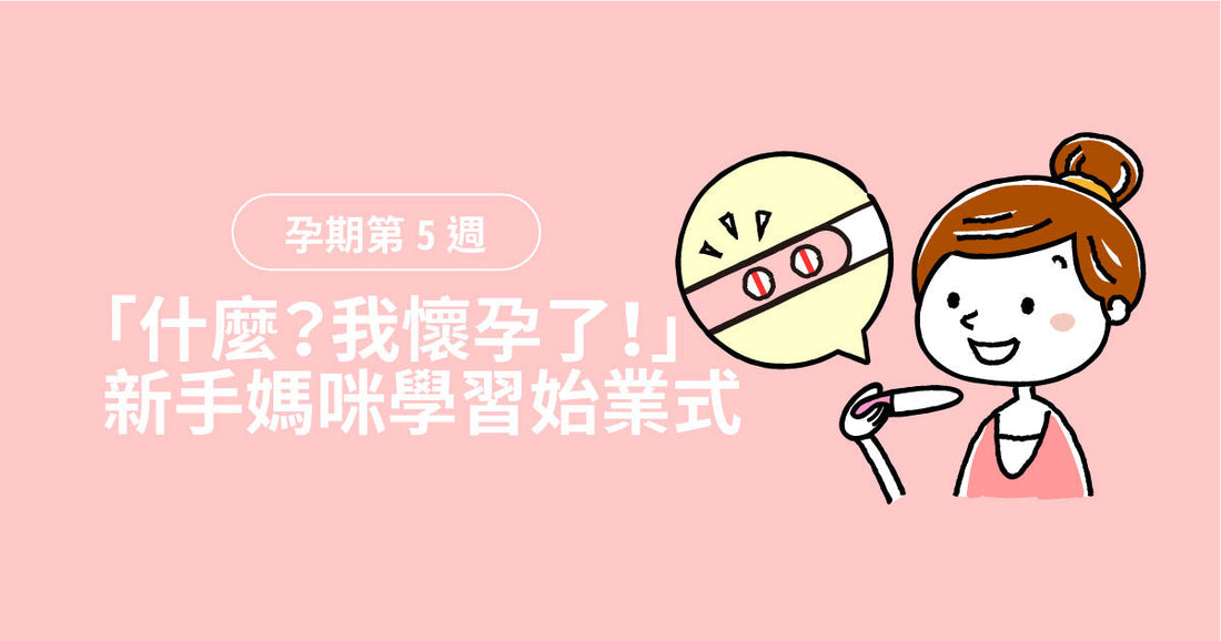 孕期第5週：「乜？我懷孕咗！」，新手媽咪學習始業式