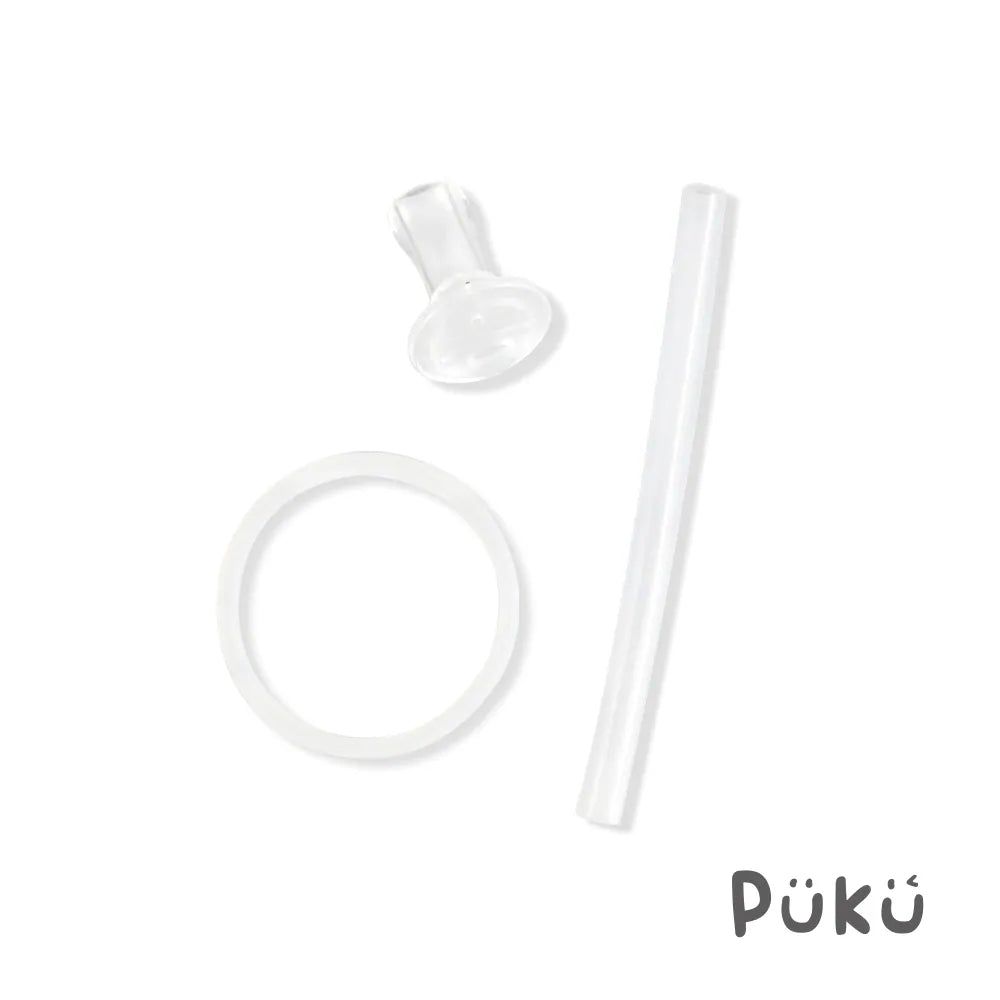藍色企鵝Puku 圓圓水壺替換吸管+墊圈組