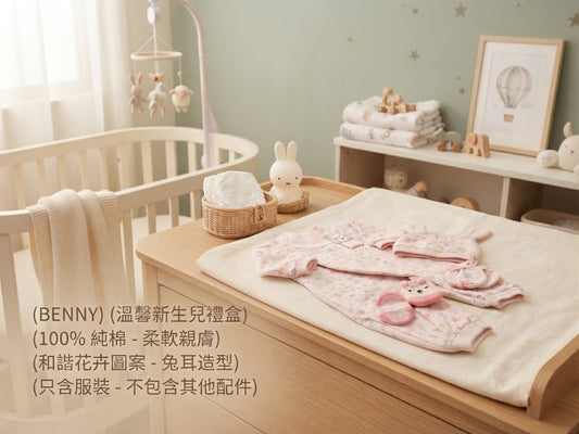 Benny  新生兒禮盒 79016/粉紅色