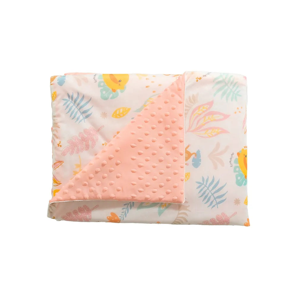 黃色小鴨Piyo Piyo 睏好好體感瞬涼逗逗被(甜粉桔)