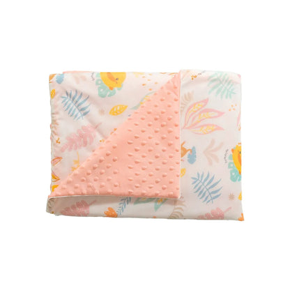 黃色小鴨Piyo Piyo 睏好好體感瞬涼逗逗被(甜粉桔)