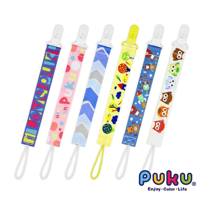 藍色企鵝Puku 繽紛寬版防掉帶