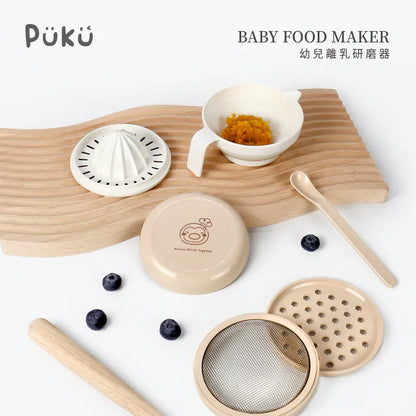 藍色企鵝Puku 幼兒離乳研磨器
