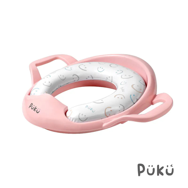 藍色企鵝Puku 飛機把手學習便座-森遊漫步