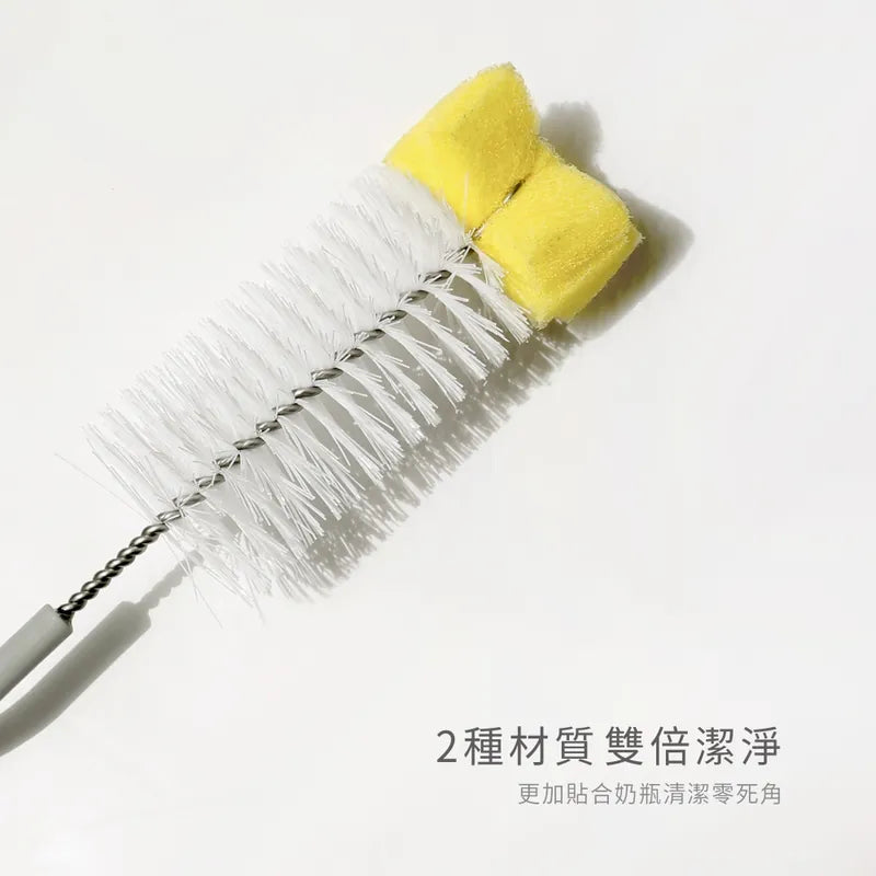 藍色企鵝Puku 旋轉奶瓶刷