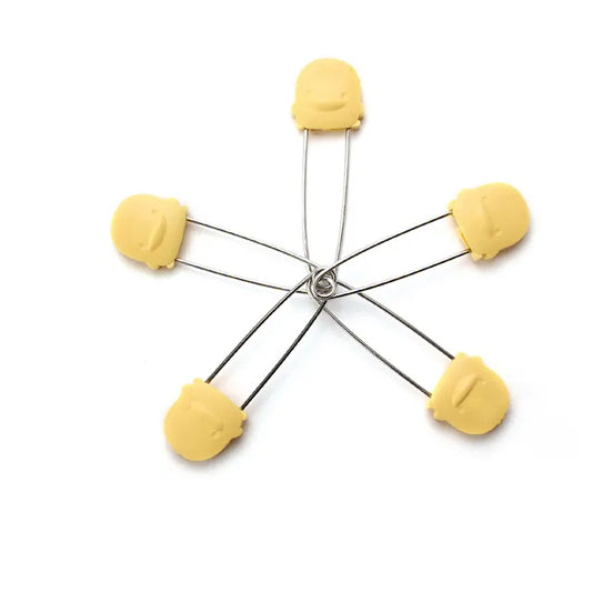 黃色小鴨Piyo Piyo 造型安全別針(5入)