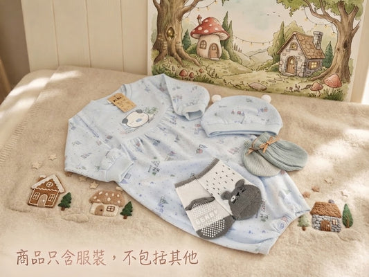 Benny  新生兒禮盒 79014/粉藍色