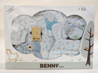 Benny  新生兒禮盒 79016/粉藍色