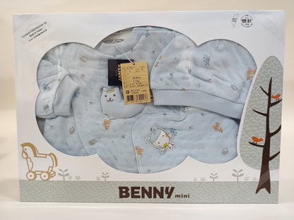 Benny  新生兒禮盒 79017/粉藍色