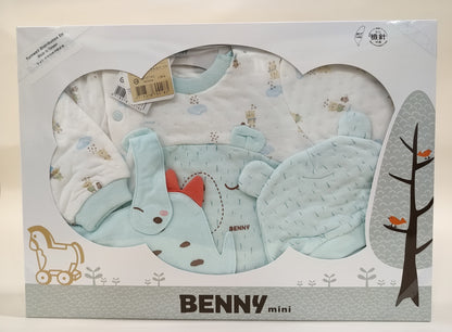 Benny  新生兒禮盒 79018/粉藍色