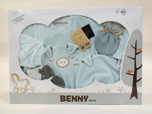 Benny  新生兒禮盒 79012/粉藍色
