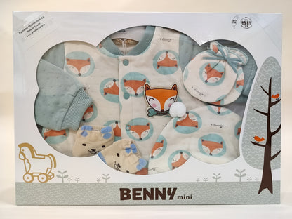 Benny  新生兒禮盒 79015/粉藍色