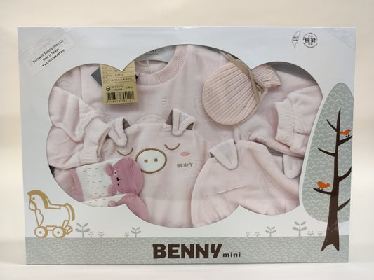 Benny  新生兒禮盒 79012粉紅色