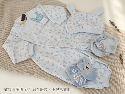 Benny  新生兒禮盒 79016/粉藍色